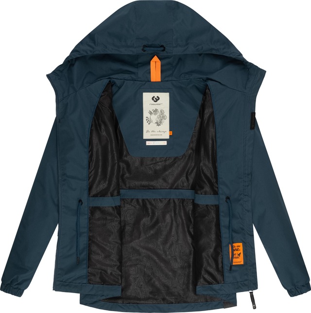 Ragwear Outdoorjacke »Danka« mit Kapuze Wasserdichte Übergangsjacke mit großer Kapuze
