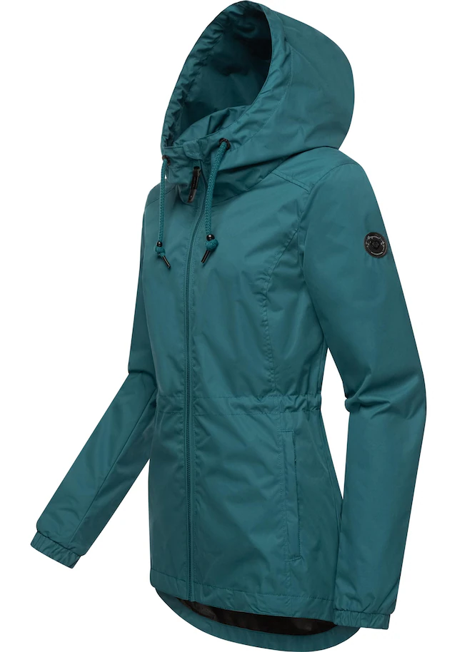 Ragwear Outdoorjacke »Danka« mit Kapuze Wasserdichte Übergangsjacke mit großer Kapuze