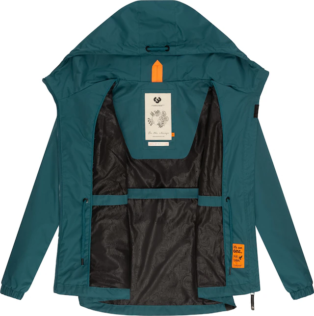 Ragwear Outdoorjacke »Danka« mit Kapuze Wasserdichte Übergangsjacke mit großer Kapuze