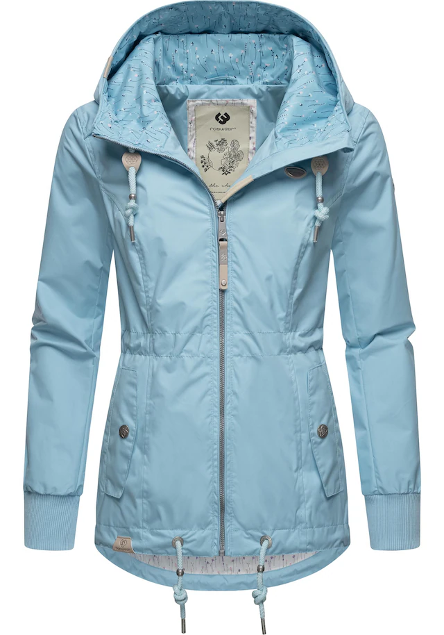 Ragwear Outdoorjacke »Danka« mit Kapuze Wasserdichte Übergangsjacke mit großer Kapuze