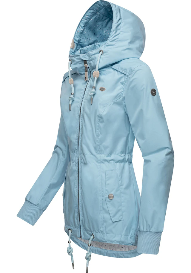 Ragwear Outdoorjacke »Danka« mit Kapuze Wasserdichte Übergangsjacke mit großer Kapuze