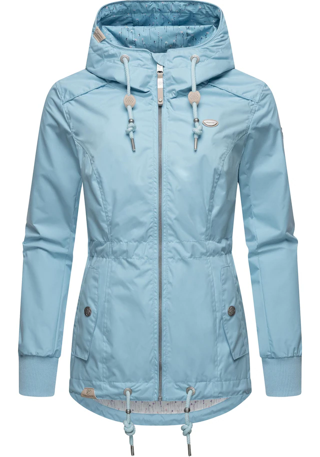 Ragwear Outdoorjacke »Danka« mit Kapuze Wasserdichte Übergangsjacke mit großer Kapuze