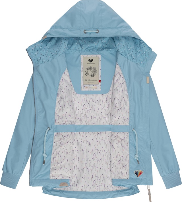Ragwear Outdoorjacke »Danka« mit Kapuze Wasserdichte Übergangsjacke mit großer Kapuze