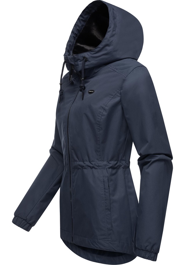Ragwear Outdoorjacke »Danka« mit Kapuze Wasserdichte Übergangsjacke mit großer Kapuze