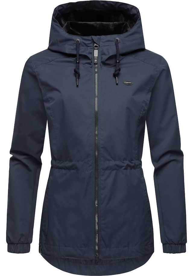 Ragwear Outdoorjacke »Danka« mit Kapuze Wasserdichte Übergangsjacke mit großer Kapuze