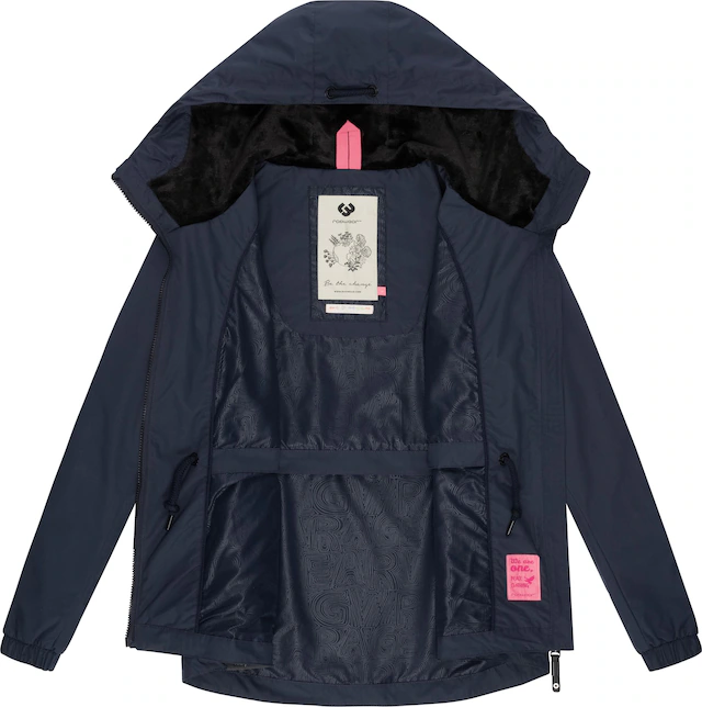 Ragwear Outdoorjacke »Danka« mit Kapuze Wasserdichte Übergangsjacke mit großer Kapuze