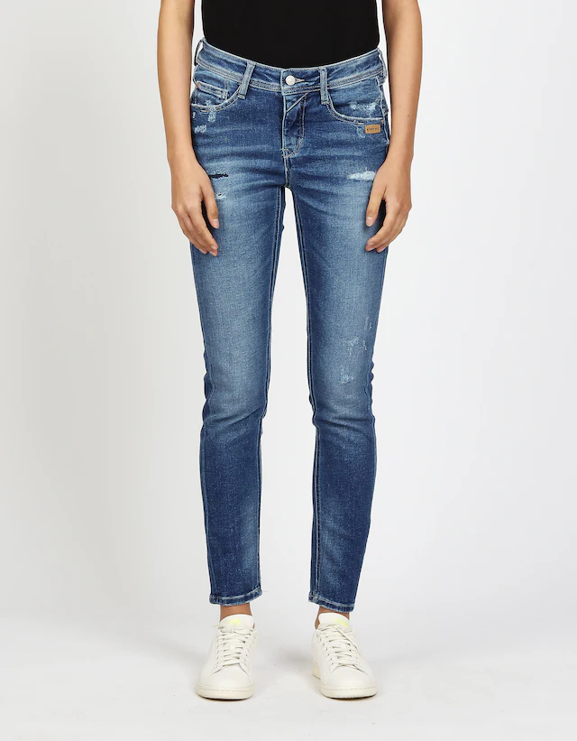GANG Relax-fit-Jeans »94AMELIE« mit Used-Effekten