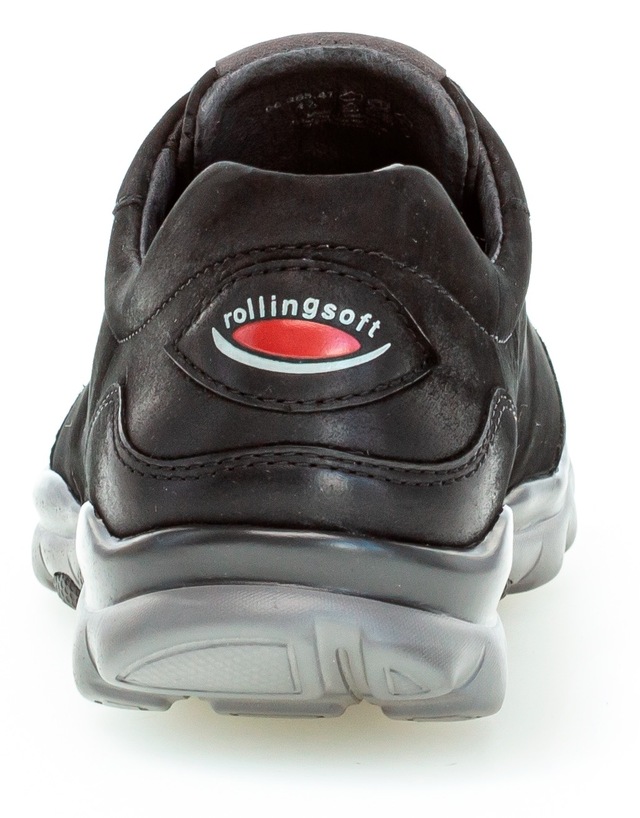 Gabor Keilsneaker mit Logoschriftzug an der Ferse, Freizeitschuh, Halbschuh, Schnürschuh