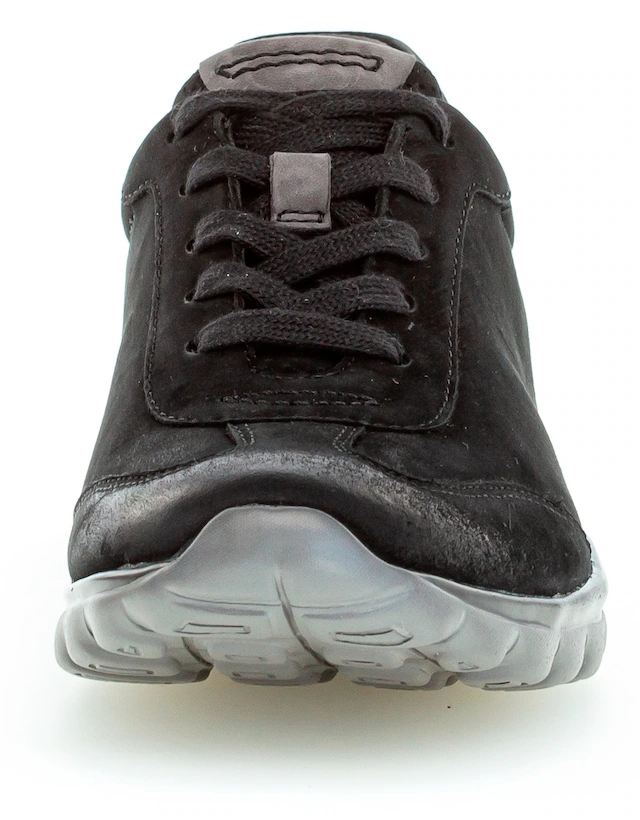 Gabor Keilsneaker mit Logoschriftzug an der Ferse, Freizeitschuh, Halbschuh, Schnürschuh