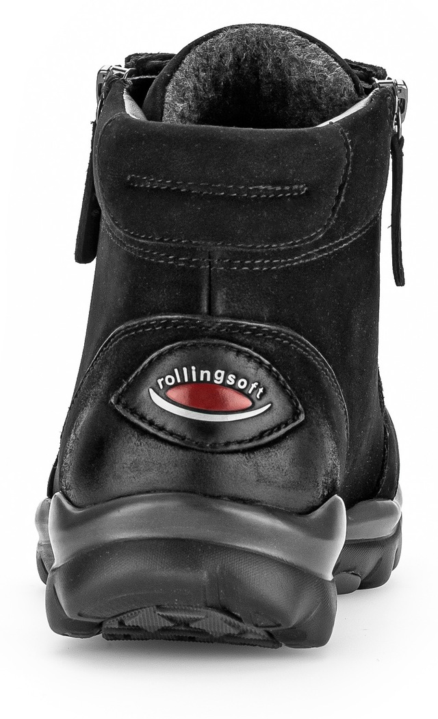 Gabor Schnürboots , Keilabsatz, Komfortboots mit profilierter Gummilaufsohle