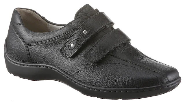 Waldläufer Klettschuh »Henni« Bequemschuh, Slipper mit abgepolstertem Schaftrand und Komfortweite H