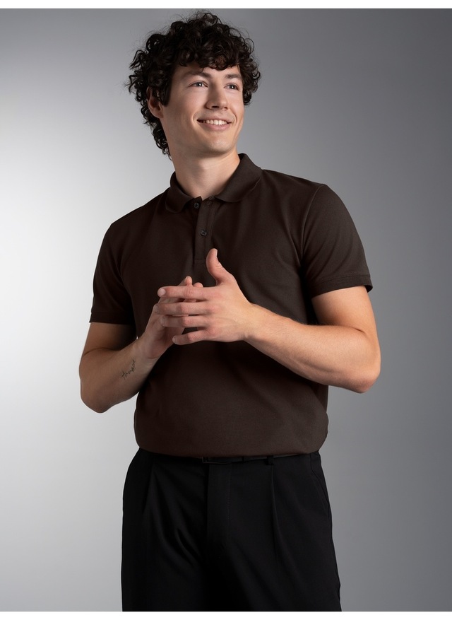 Trigema Poloshirt »TRIGEMA Slim Fit Poloshirt aus DELUXE-Piqué« 1 Stk.