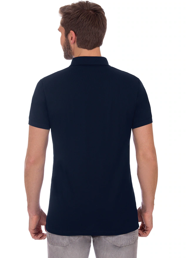 Trigema Poloshirt »TRIGEMA Slim Fit Poloshirt aus DELUXE-Piqué« 1 Stk.