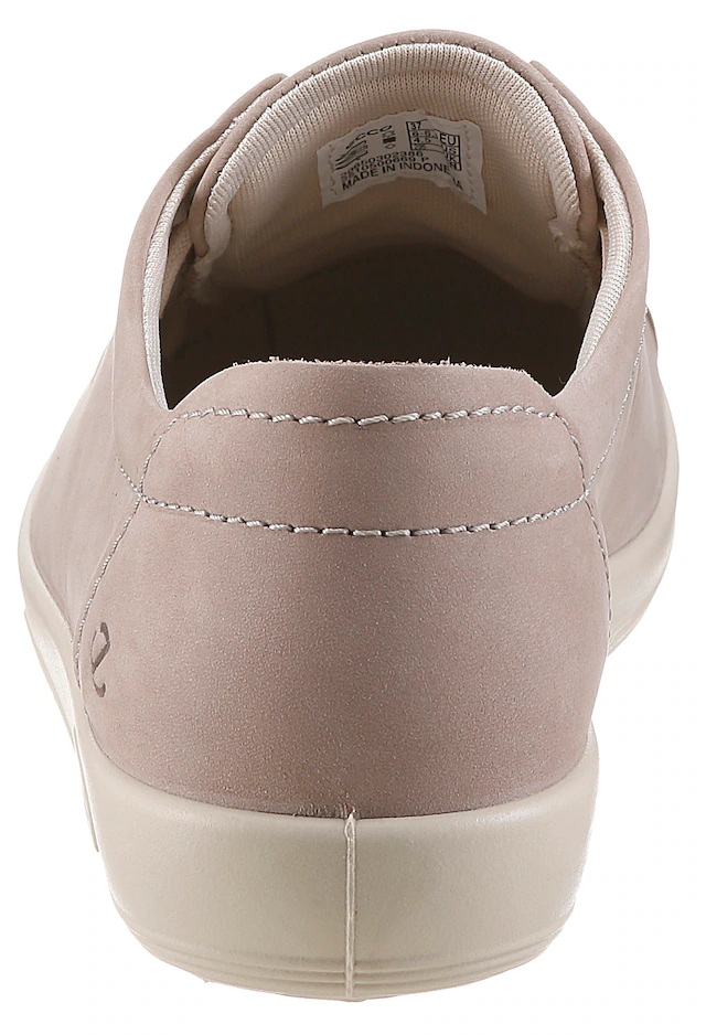 Ecco Schnürschuh »Ecco Soft 2.0« , Freizeitschuh, Halbschuh, Schnürschuh mit dezenter Logo Prägung