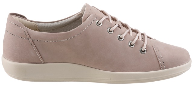 Ecco Schnürschuh »Ecco Soft 2.0« , Freizeitschuh, Halbschuh, Schnürschuh mit dezenter Logo Prägung