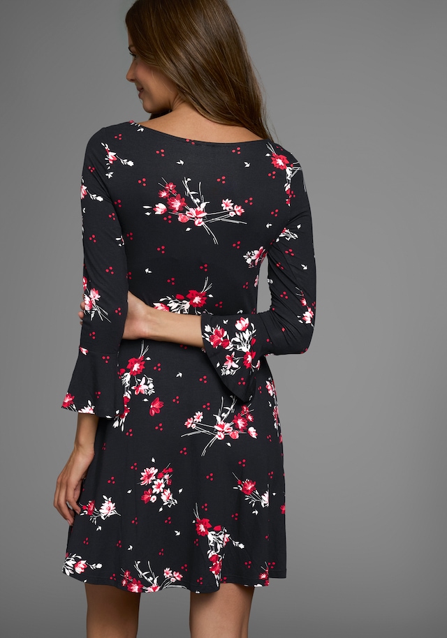 Laura Scott Jerseykleid festliche Anlässe, langes Kleid, elegant, aus Viskosemischung
