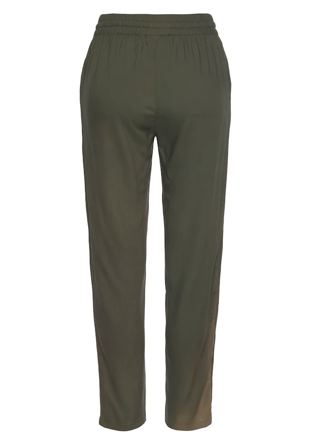 LASCANA Schlupfhose »aus sehr leichter, bequemer Viskose« bequeme Sommerhose im Business-Look, Schlupfhose