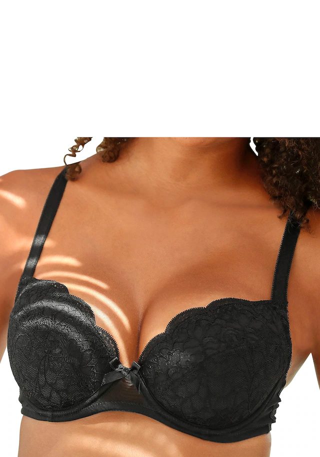 petite fleur by Lascana Balconette-BH », BH mit Bügel, Dirndl-BH, Spitzen-BH« Packung, mit hübscher Spitze, Dessous
