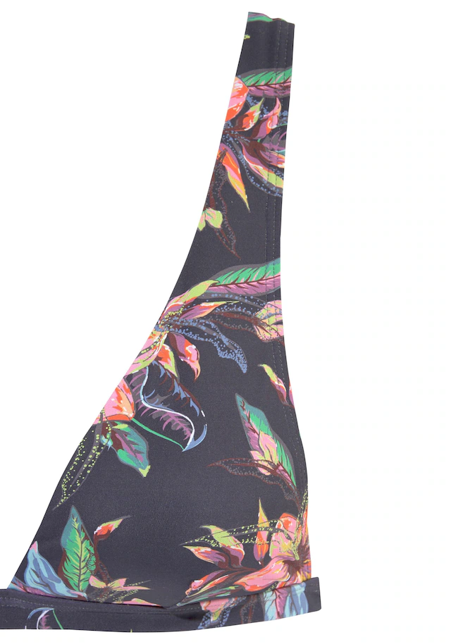 LASCANA Triangel-Bikini-Top »Malia« mit tropischem Print