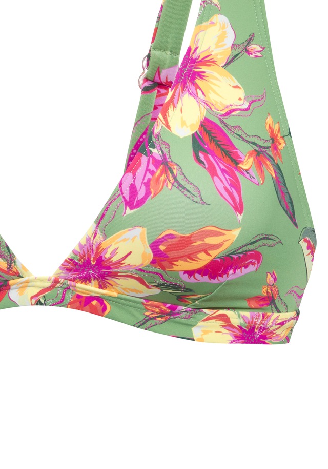 LASCANA Triangel-Bikini-Top »Malia« mit tropischem Print