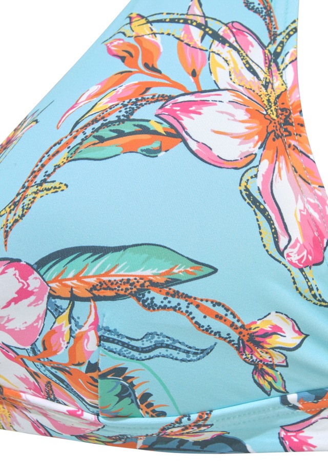 LASCANA Triangel-Bikini-Top »Malia« mit tropischem Print