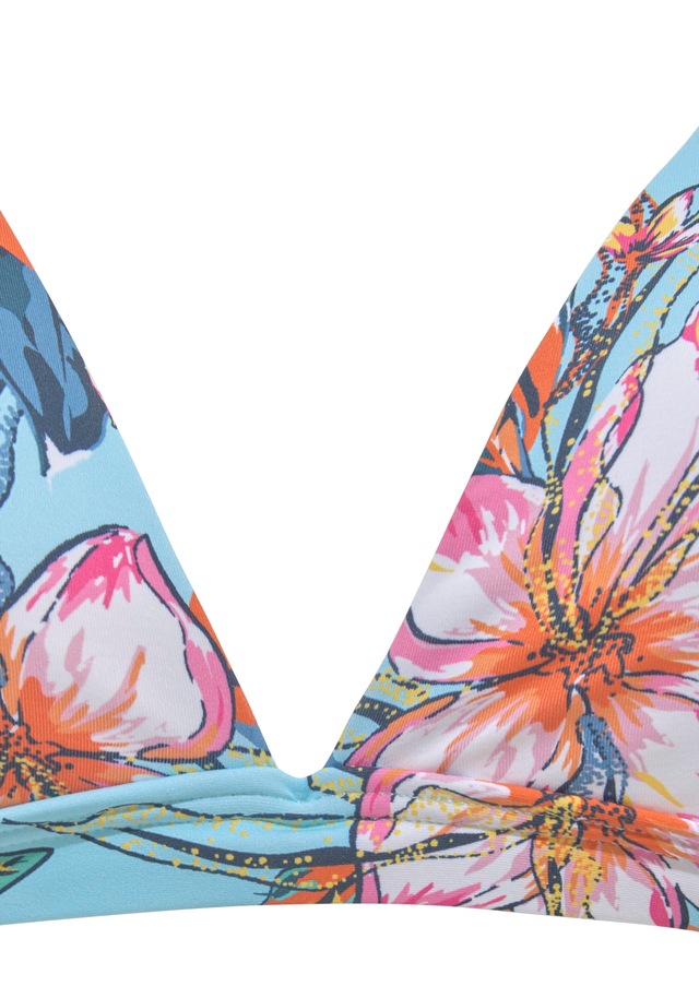LASCANA Triangel-Bikini-Top »Malia« mit tropischem Print