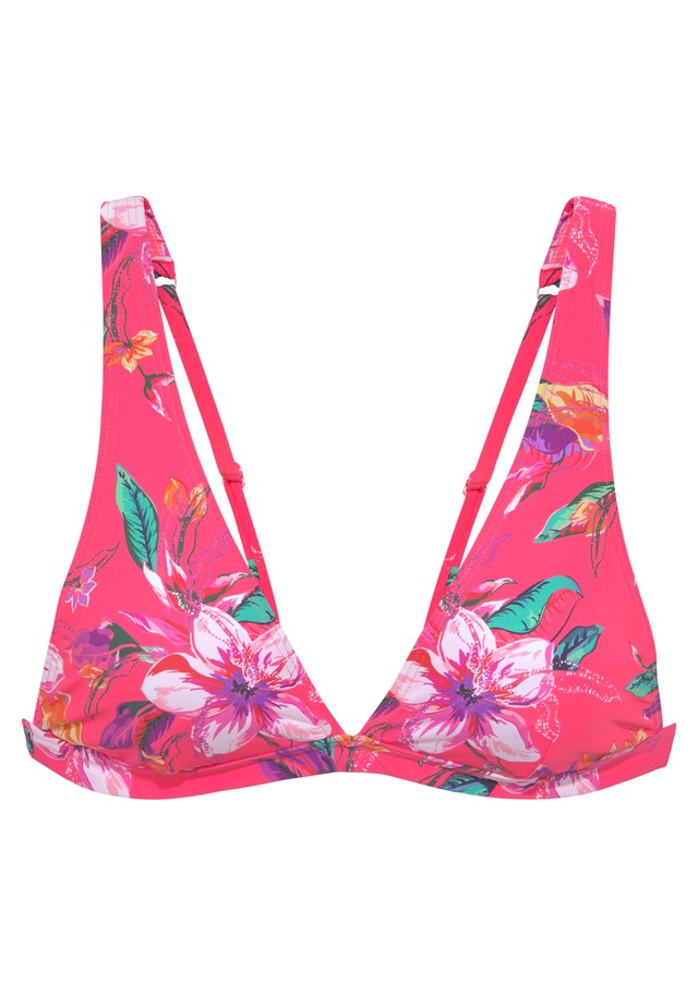 LASCANA Triangel-Bikini-Top »Malia« mit tropischem Print