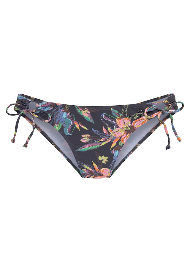 LASCANA Bikini-Hose »Malia« zum Binden mit tropischem Print