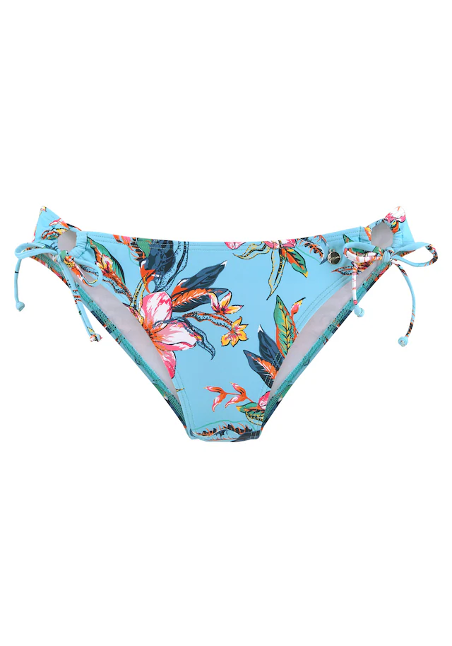 LASCANA Bikini-Hose »Malia« zum Binden mit tropischem Print