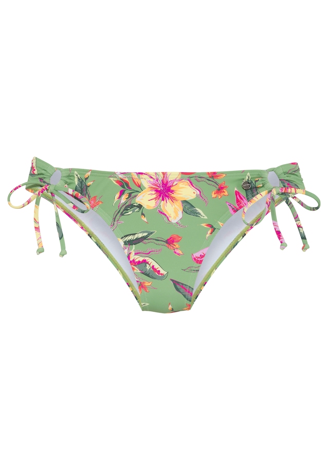 LASCANA Bikini-Hose »Malia« zum Binden mit tropischem Print