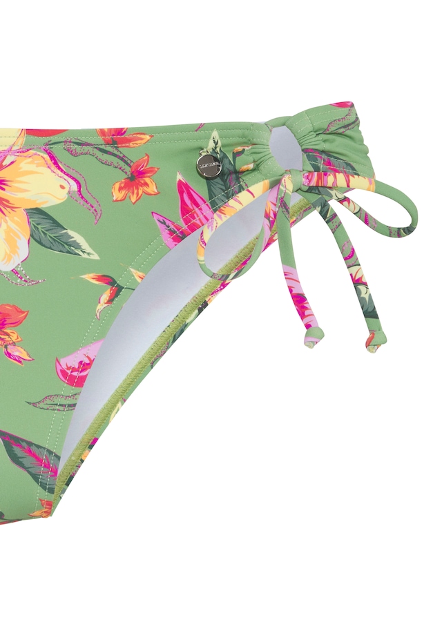 LASCANA Bikini-Hose »Malia« zum Binden mit tropischem Print