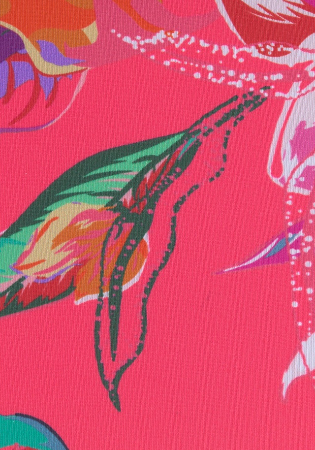 LASCANA Bikini-Hose »Malia« mit Umschlagbund mit tropischem Print