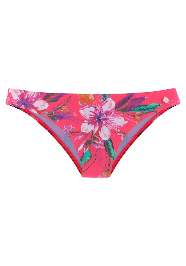 LASCANA Bikini-Hose »Malia« in knapper Brasilien-Form mit tropischem Print