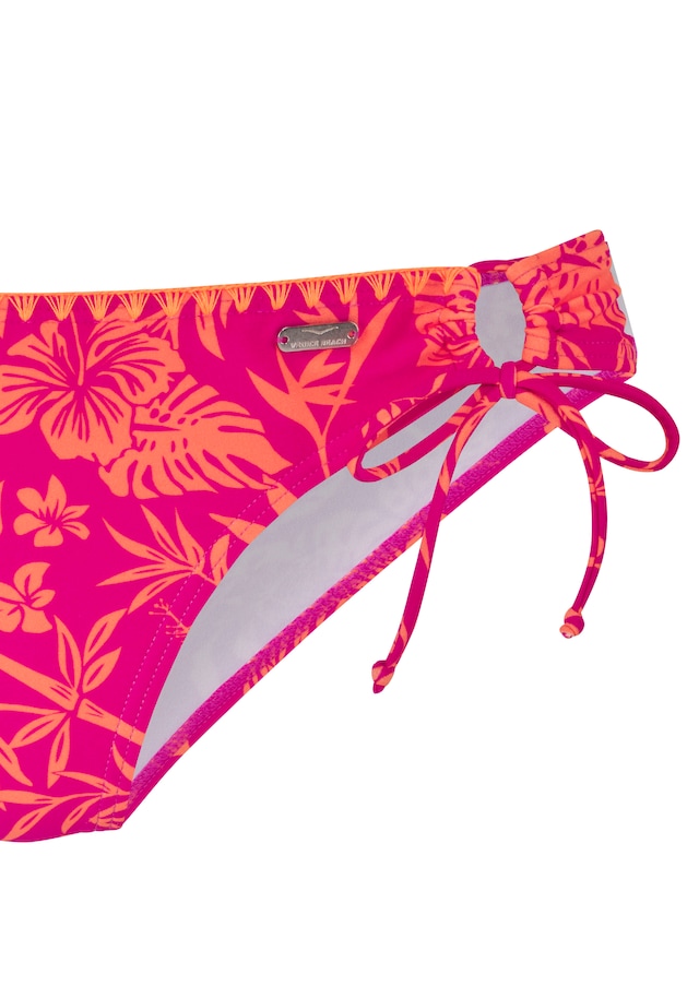 Venice Beach Push-Up-Bikini »Kensi« mit Kontrasthäkelkante