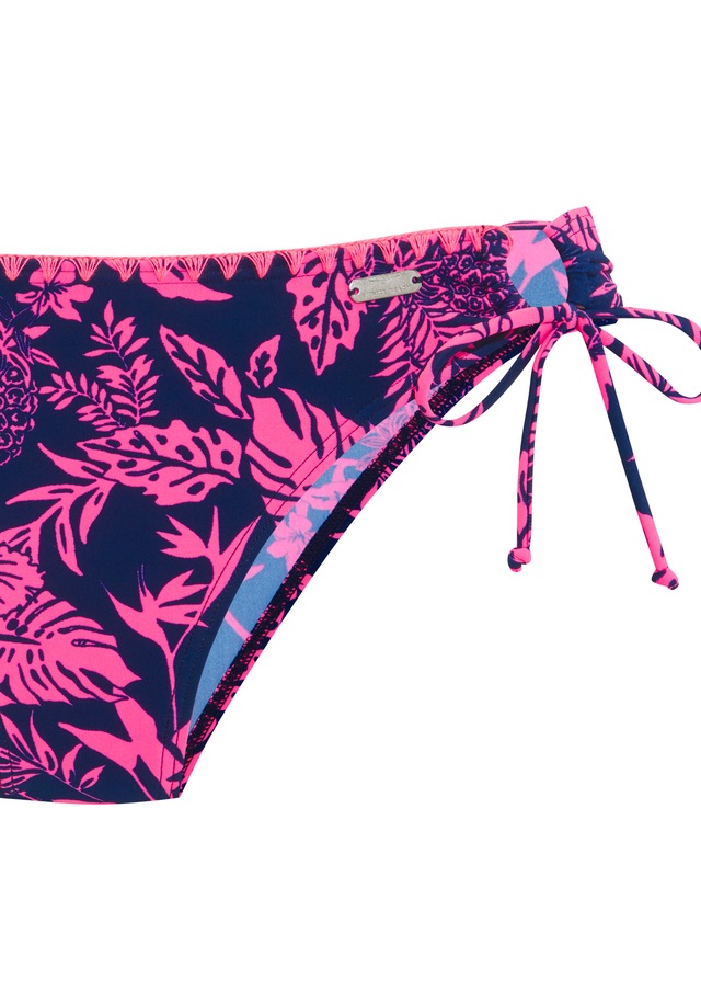 Venice Beach Push-Up-Bikini »Kensi« mit Kontrasthäkelkante