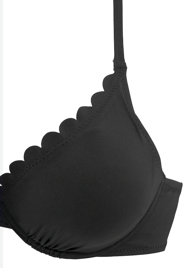 LASCANA Bügel-Bikini-Top »Scallop« mit Wattierung