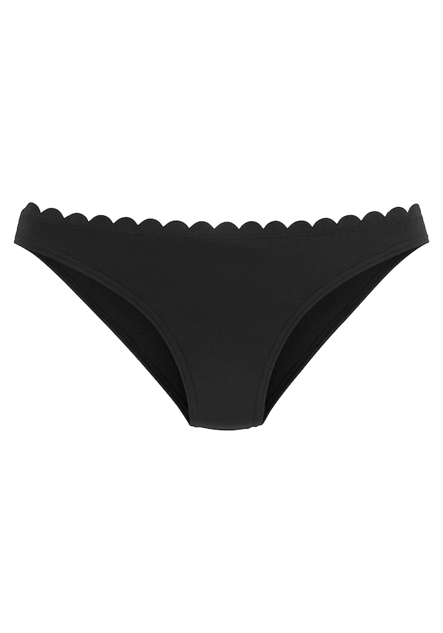 LASCANA Bikini-Hose »Scallop« mit gelaserter Wellenkante