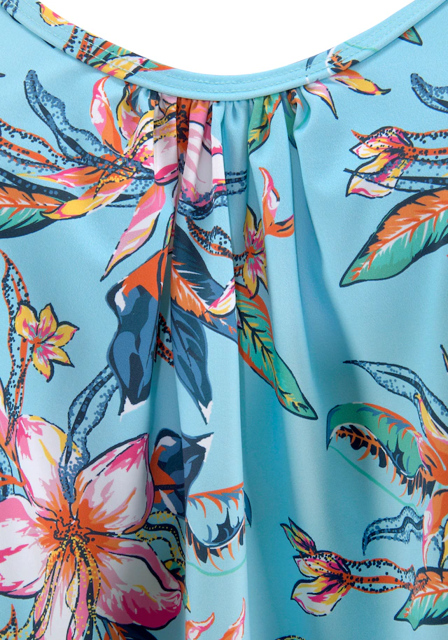 LASCANA Tankini-Top »Malia« mit lockerem Schnit und tropischem Print