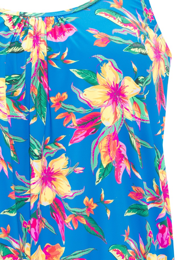 LASCANA Tankini-Top »Malia« mit lockerem Schnit und tropischem Print