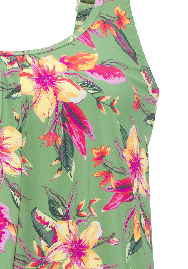LASCANA Tankini-Top »Malia« mit lockerem Schnit und tropischem Print
