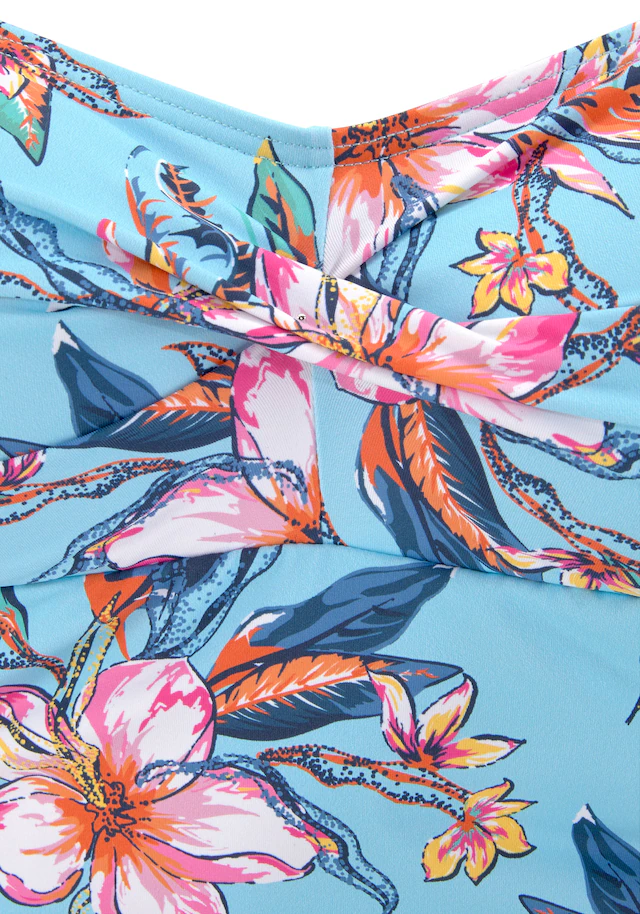 LASCANA Badeanzug »Malia« mit tropischem Print und Shaping-Effekt