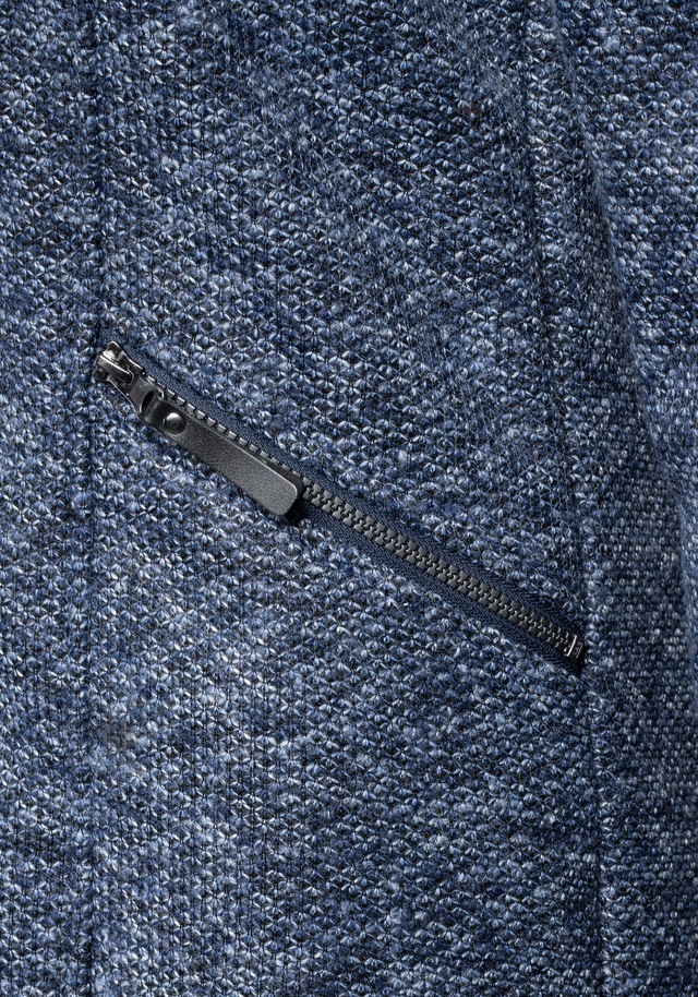 Polarino Strickmantel atmungsaktiv und wärmeisolierend. Strickoptik außen, Fleece innen.