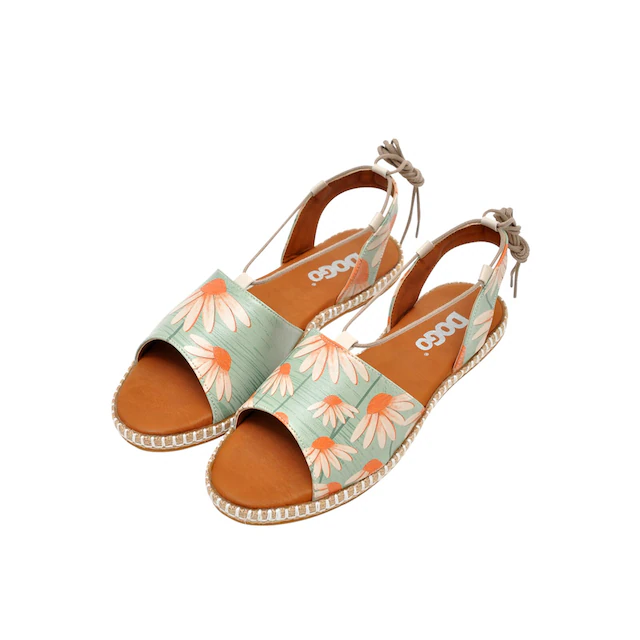 DOGO Sandale »Hazel Victor Bicycles Damen Sandalen, Hazel Spread Your Wings« Handgefertigt