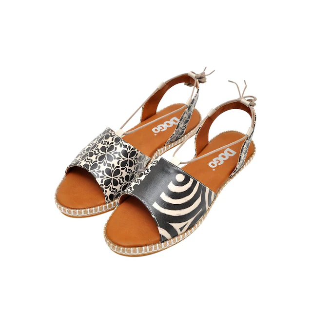 DOGO Sandale »Hazel Victor Bicycles Damen Sandalen, Hazel Spread Your Wings« Handgefertigt