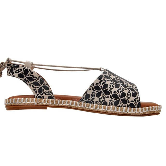 DOGO Sandale »Hazel Victor Bicycles Damen Sandalen, Hazel Spread Your Wings« Handgefertigt
