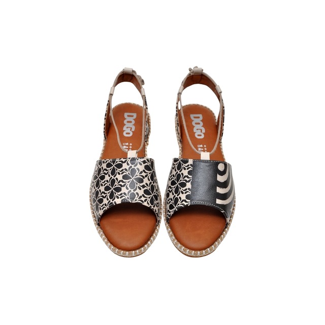 DOGO Sandale »Hazel Victor Bicycles Damen Sandalen, Hazel Spread Your Wings« Handgefertigt
