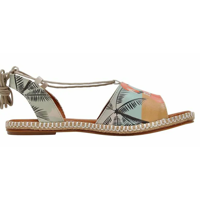 DOGO Sandale »Hazel Victor Bicycles Damen Sandalen, Hazel Spread Your Wings« Handgefertigt