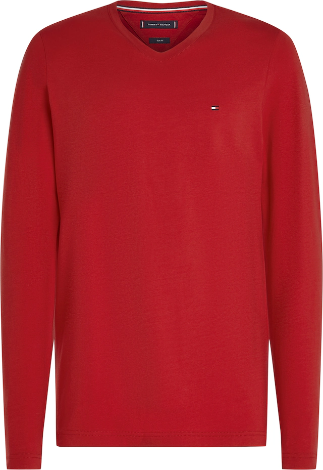 Tommy Hilfiger Langarmshirt »STRETCH SLIM FIT LONG SLEEVE« aus Baumwollstretch