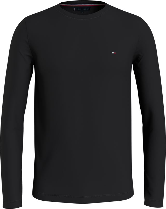 Tommy Hilfiger Langarmshirt »STRETCH SLIM FIT LONG SLEEVE« aus Baumwollstretch