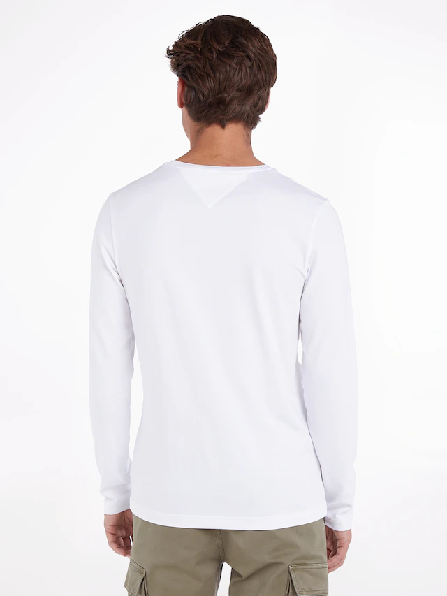 Tommy Hilfiger Langarmshirt »STRETCH SLIM FIT LONG SLEEVE« aus Baumwollstretch
